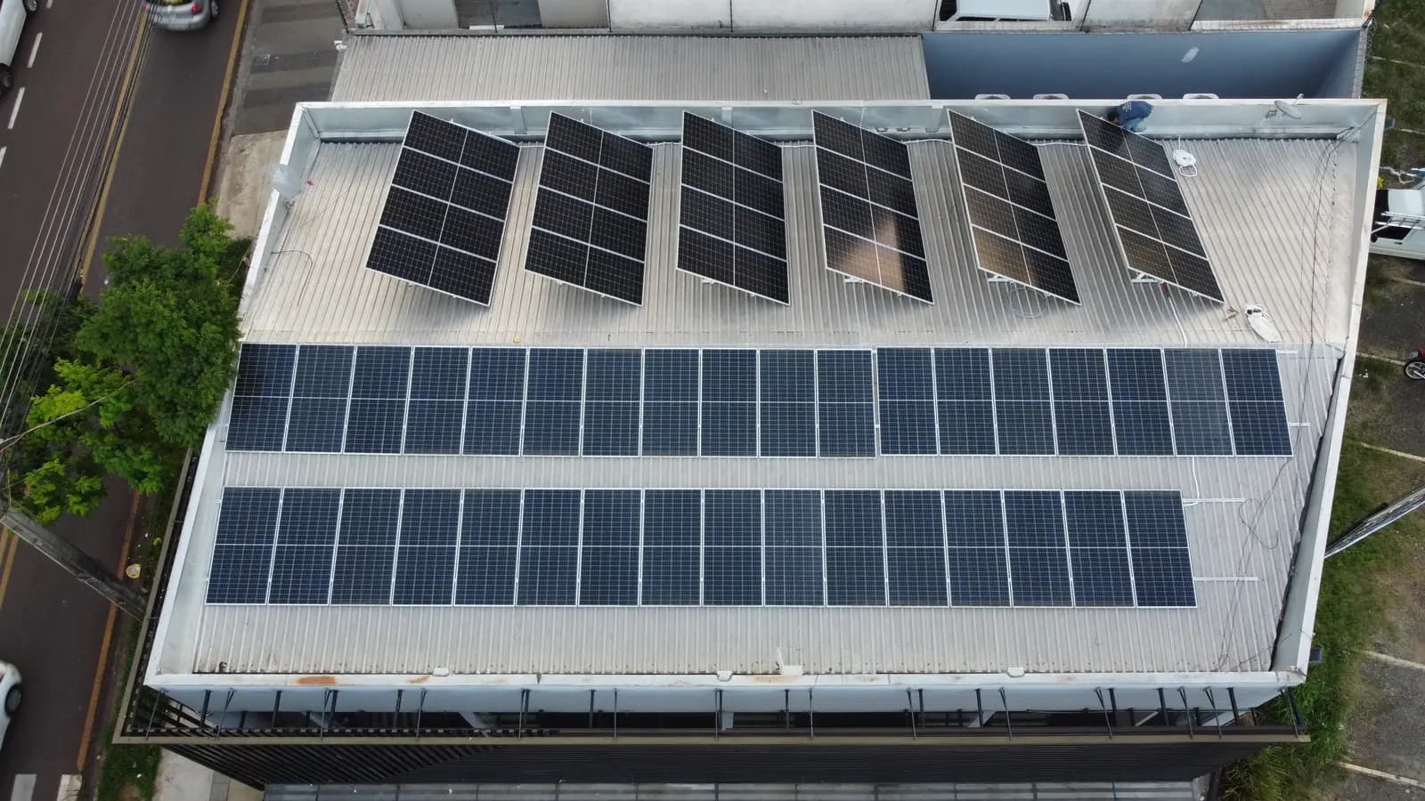 Energia Solar Comercial — instalação INGASOL 2